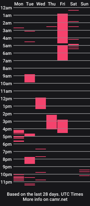 cam show schedule of 2handsomeman