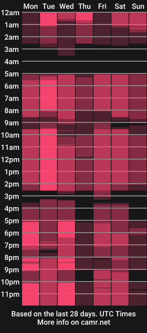 cam show schedule of after_partye