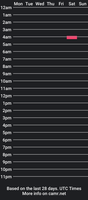 cam show schedule of bigballboye