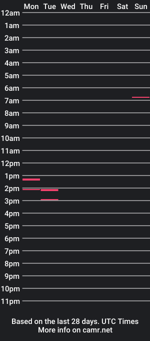 cam show schedule of bighui31