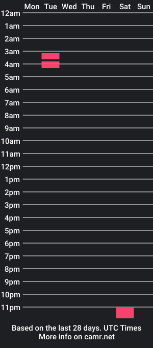 cam show schedule of bigjackbig24