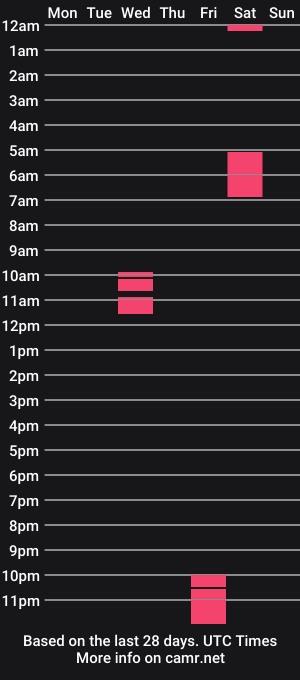 cam show schedule of bigsbb