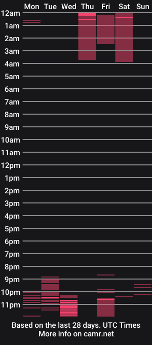 cam show schedule of bnsport