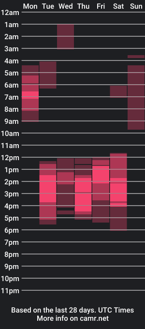 cam show schedule of boy_jerry