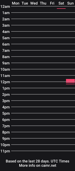 cam show schedule of brickmaster2021