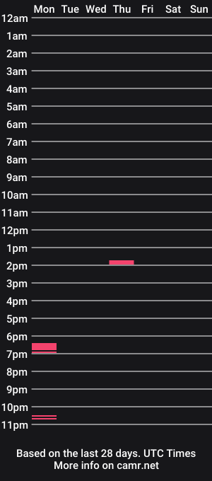 cam show schedule of daniel920204