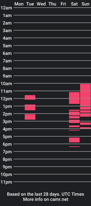 cam show schedule of dian31