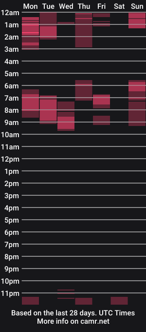 cam show schedule of diense17