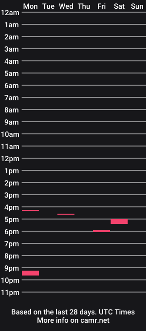 cam show schedule of dirk_digggler