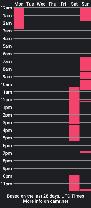 cam show schedule of dirtybiboysissy