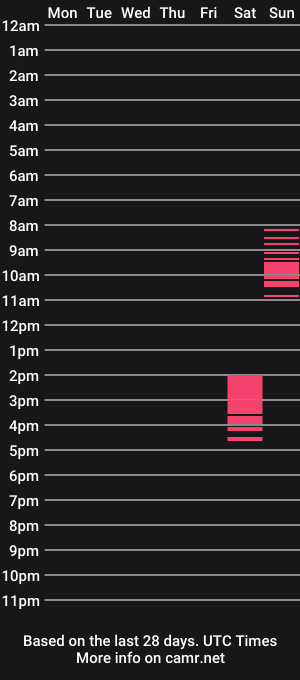 cam show schedule of djbusyelf