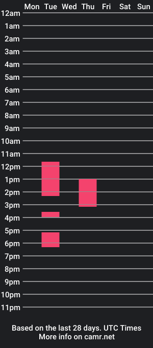 cam show schedule of dodge_bullets_