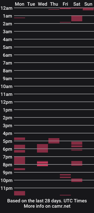 cam show schedule of dxbsweeng