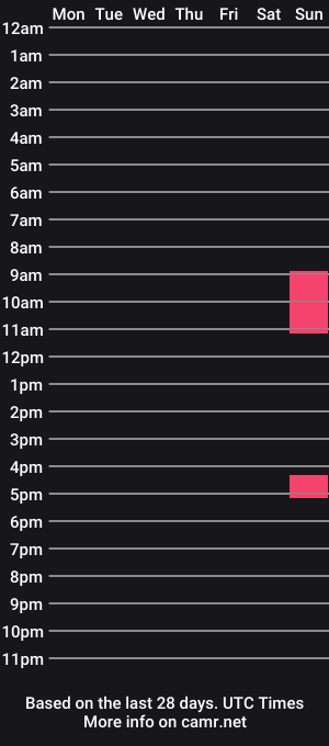 cam show schedule of edgecontroller