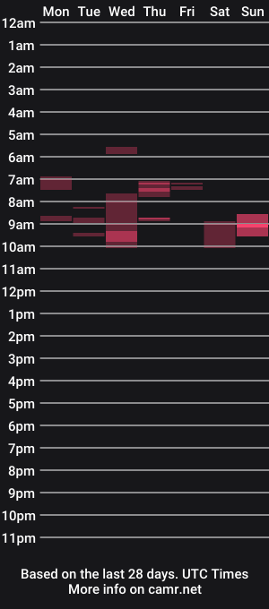 cam show schedule of emptyhunters