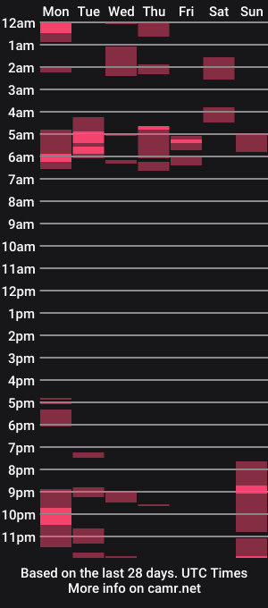 cam show schedule of handicapwithnicesizedicc