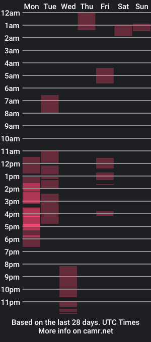 cam show schedule of hotcummerdick2024