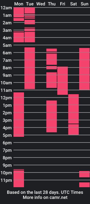 cam show schedule of inesa_sa