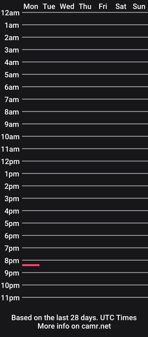 cam show schedule of jdstudio