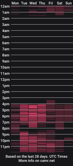 cam show schedule of jettablock