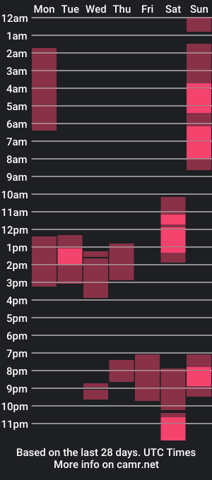 cam show schedule of little_angelsky