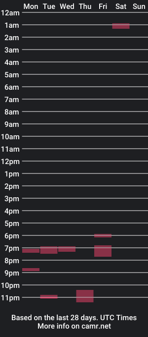 cam show schedule of littletimmys