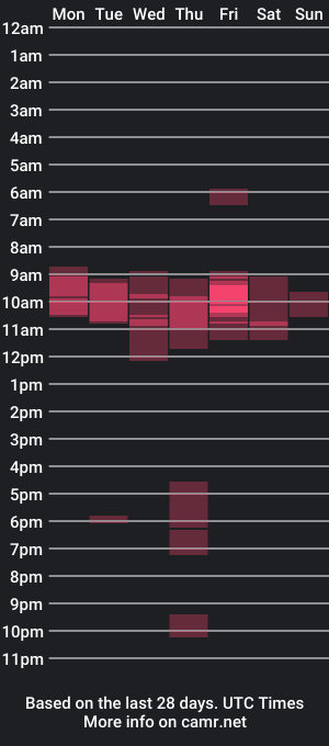 cam show schedule of magic_door_open