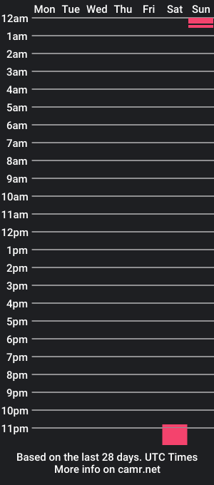 cam show schedule of magicul300