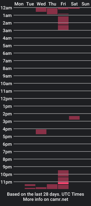 cam show schedule of maskedbrock