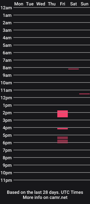 cam show schedule of misty240208
