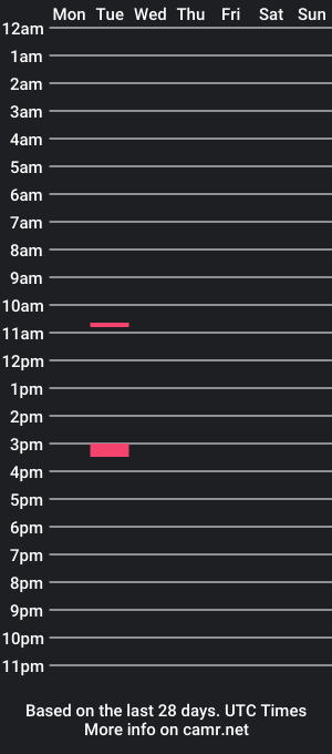 cam show schedule of mrbigstuff34