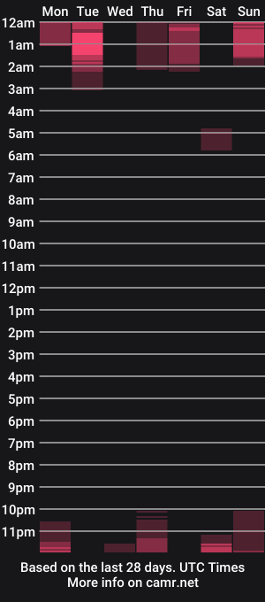 cam show schedule of mrmojorisn