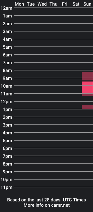 cam show schedule of ms_t3ry