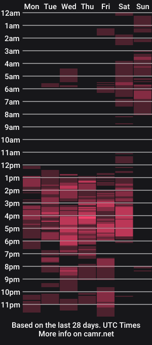 cam show schedule of mskimts
