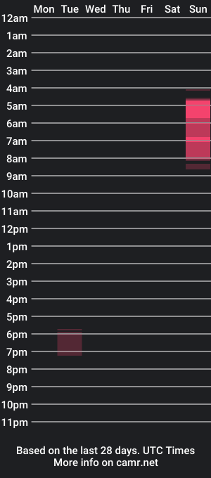 cam show schedule of niceandsavvy