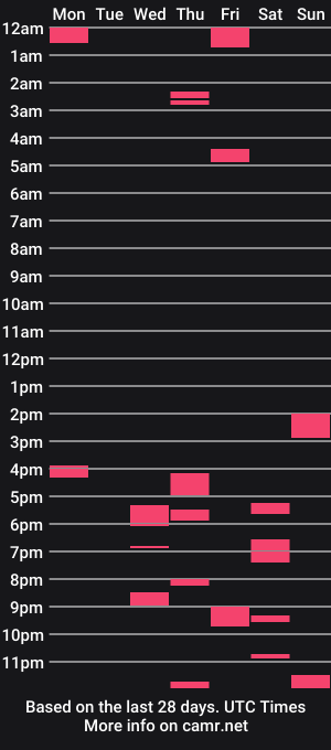 cam show schedule of nicebigboy01