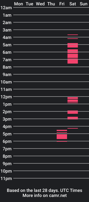 cam show schedule of nikkyjiggles