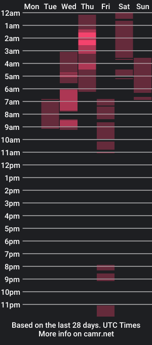 cam show schedule of noise_anny