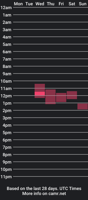 cam show schedule of nyc1323