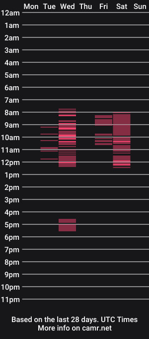 cam show schedule of paladine