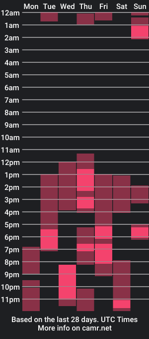 cam show schedule of paul_roger