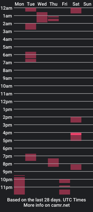 cam show schedule of pizzle60