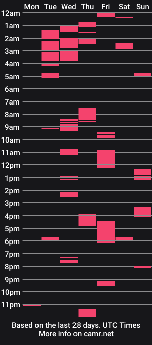 cam show schedule of porntoyndr2