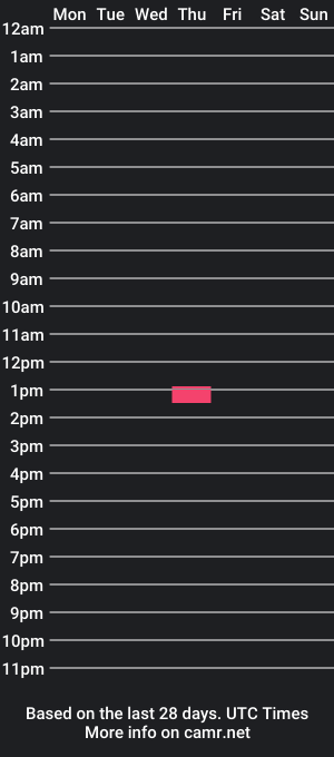 cam show schedule of prosumer98