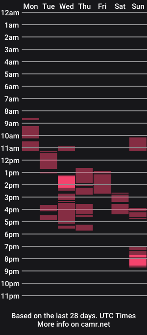 cam show schedule of raymound3333