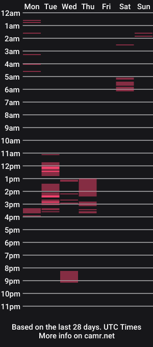 cam show schedule of rica_slut