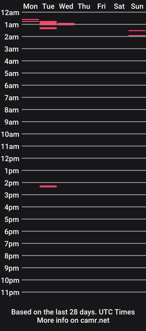 cam show schedule of richarddick1199