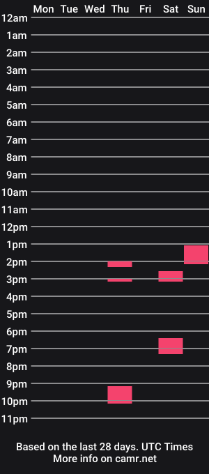 cam show schedule of richardrndtr332425