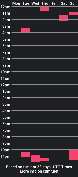 cam show schedule of risqueandkinkay