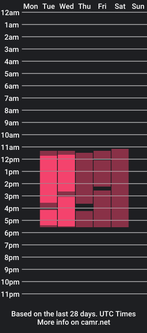 cam show schedule of salomekinkyy